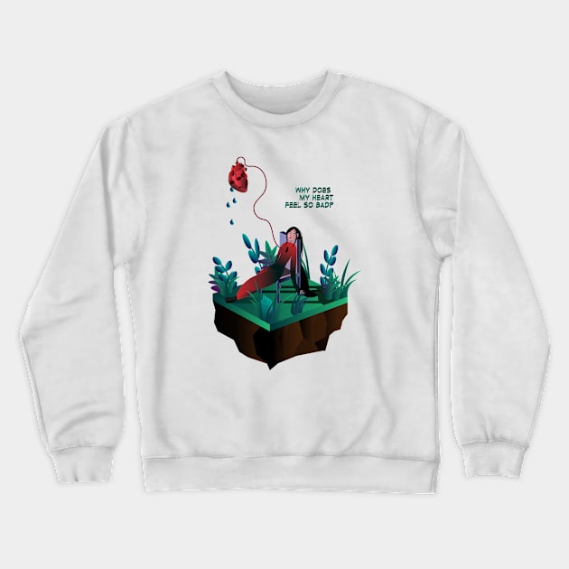 Moby Crewneck Sweatshirt by dezintegracija